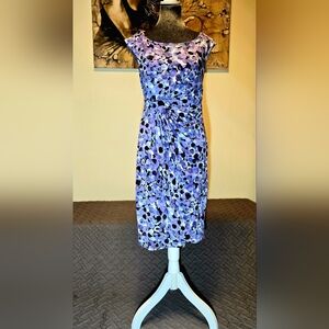 Connected Apperal Purple knee dress